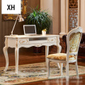 European custom solid wood desk desktop home computer desk hotel French white desk wholesale